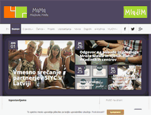 Tablet Screenshot of mreza-mama.si